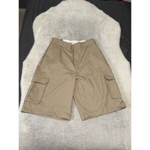 New Dickies Cargo Shorts Beige Loose Fit 13" Inseam Size‎ 34 Bottoms NWT